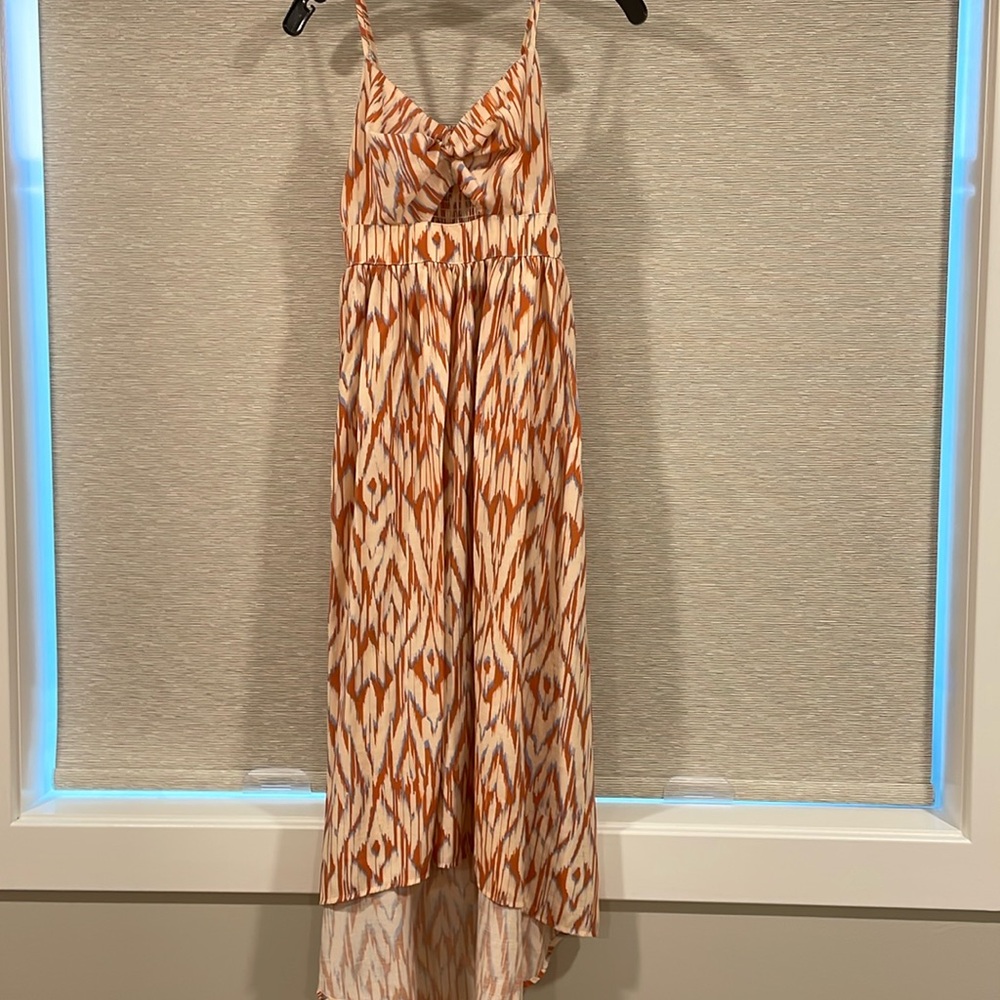 Pattern High-Low Dress